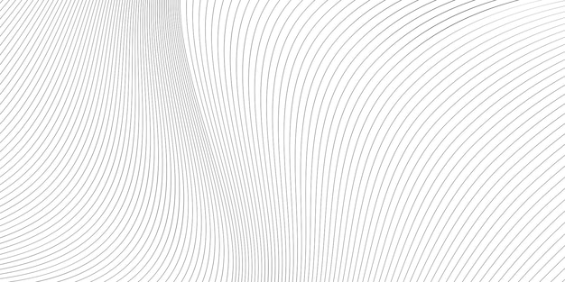 Fondo abstracto de onda blanco y negro