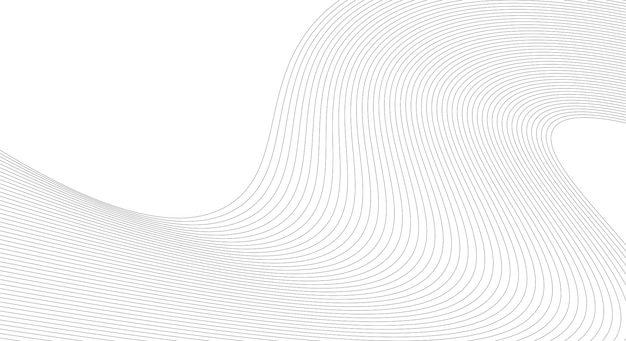 Fondo abstracto de onda blanco y negro