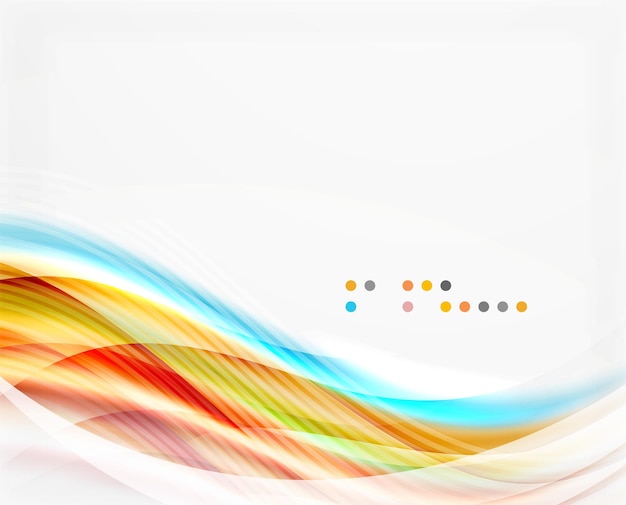 Fondo abstracto de onda brillante de vector