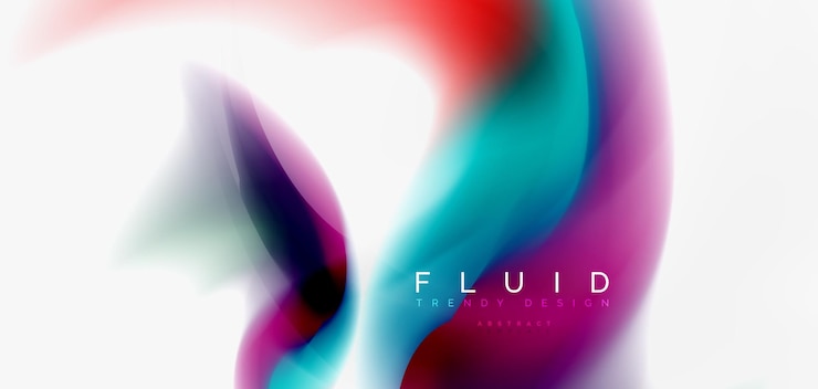 Vector fondo abstracto de la onda de flujo fluido