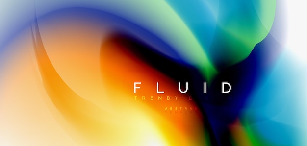 Fondo abstracto de la onda de flujo fluido