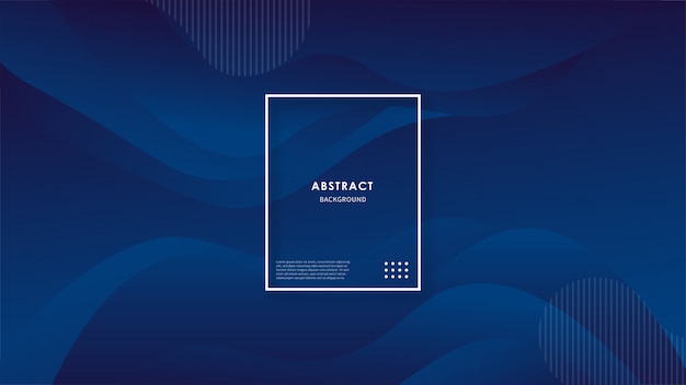Fondo abstracto de la onda con formas coloridas Vector