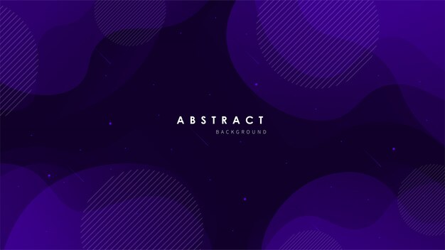 Fondo abstracto de la onda con formas coloridas Vector