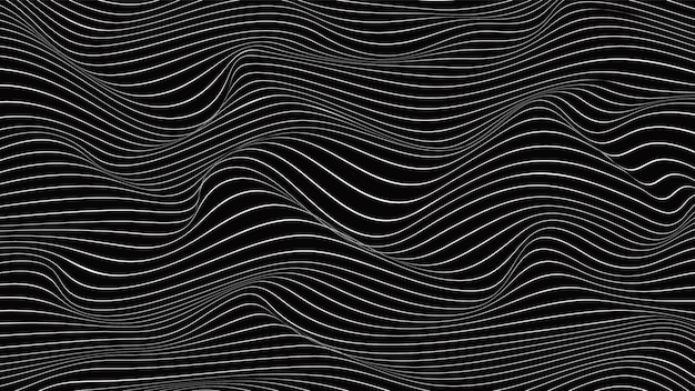 Fondo abstracto de onda de línea en zig zag