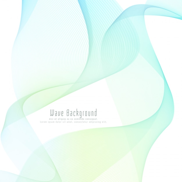 Fondo abstracto de onda styish
