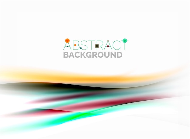 El fondo abstracto de la onda