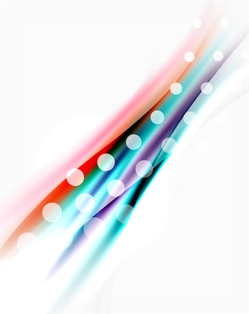 El fondo abstracto de la onda