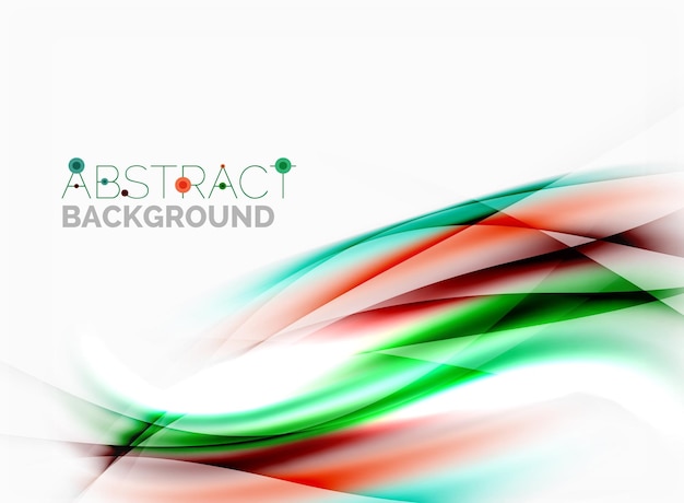 El fondo abstracto de la onda
