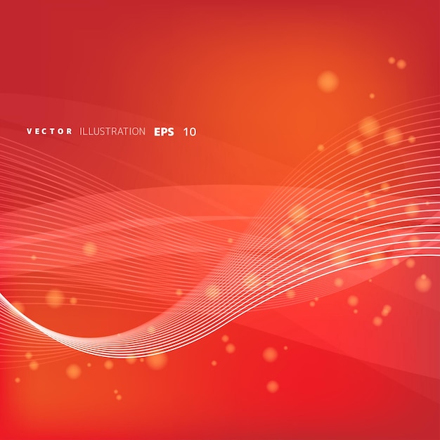 Fondo abstracto con onda