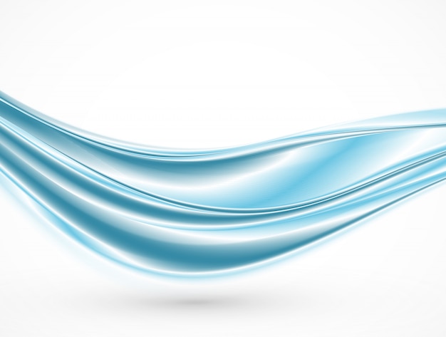 Fondo abstracto de ondas azules.