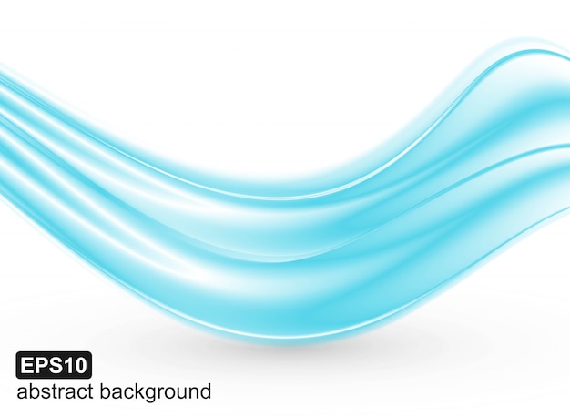 Fondo abstracto de ondas azules.
