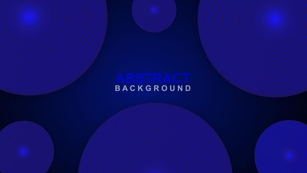 Fondo abstracto con ondas brillantes Concepto de tecnología futurista Ilustración vectorial