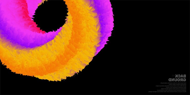 Fondo abstracto de ondas coloridas Ilustración de fondo de ondas líquidas coloridas