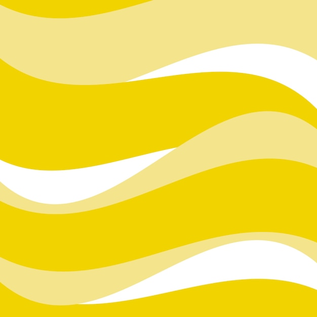 Fondo abstracto con ondas de diferentes tamaños en colores amarillo beige y blanco