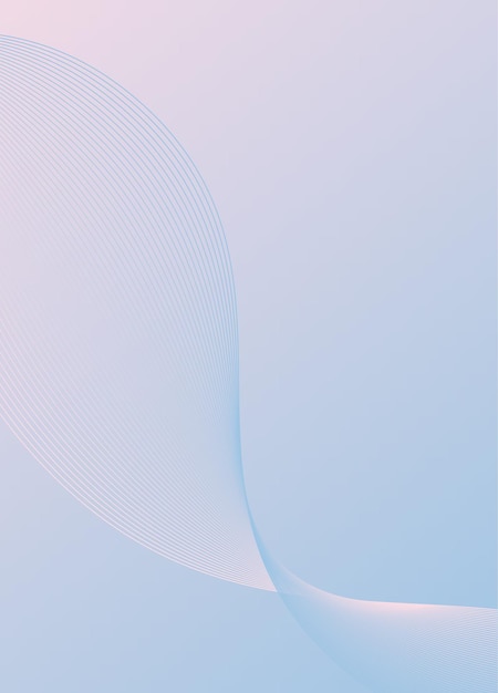 Fondo abstracto ondas dinámicas boda telón de fondo futurista líneas onduladas estandarte de gradiente premium