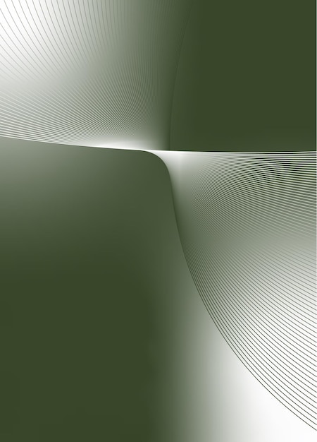 Fondo abstracto ondas dinámicas boda telón de fondo futurista líneas onduladas estandarte de gradiente premium
