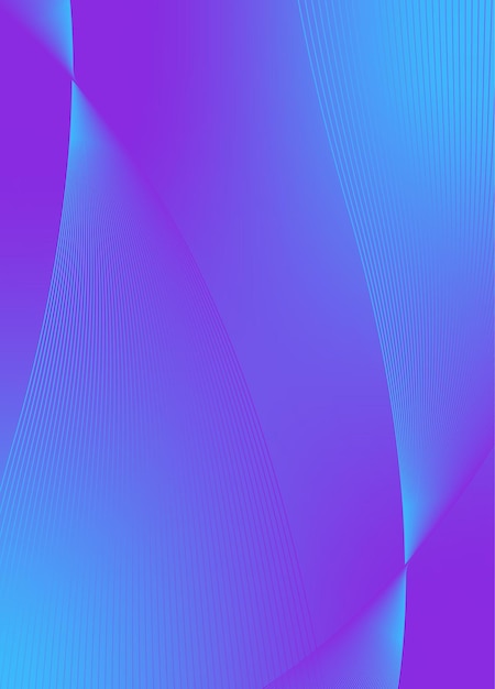 Fondo abstracto ondas dinámicas boda telón de fondo futurista líneas onduladas estandarte de gradiente premium