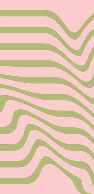 Fondo abstracto con ondas estilo retro papel tapiz de teléfono a rayas