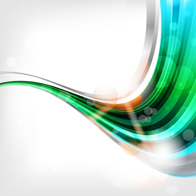 Fondo abstracto con ondas y líneas