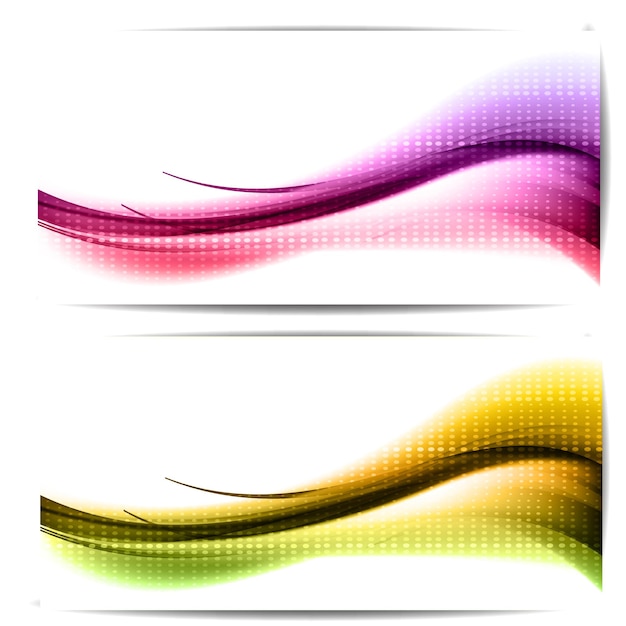 Fondo abstracto con ondas y líneas
