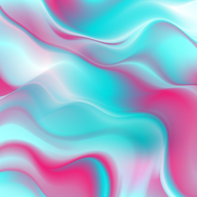 Vector fondo abstracto de ondas líquidas de neón de lámina holográfica