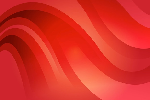 Fondo abstracto con ondas rojas