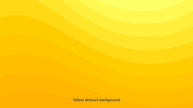 Fondo abstracto ondulado amarillo