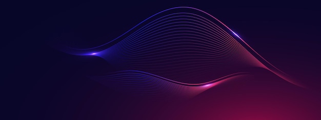 Fondo abstracto ondulado dinámico