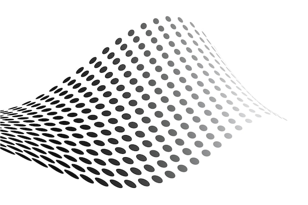 Fondo abstracto ondulado de semitono