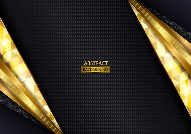 Fondo abstracto de oro de lujo