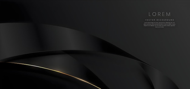 Fondo abstracto de oro negro