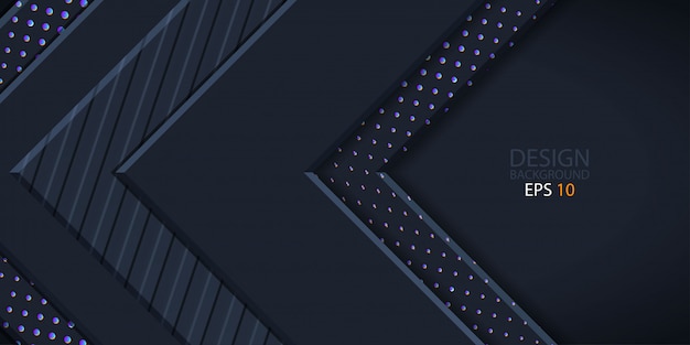 Fondo abstracto oscuro con capas superpuestas
