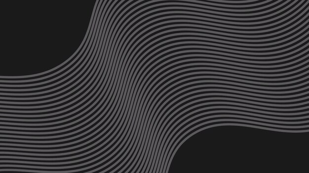 Fondo abstracto oscuro con línea curva para el fondo o la presentación