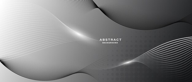 Fondo abstracto oscuro con líneas onduladas