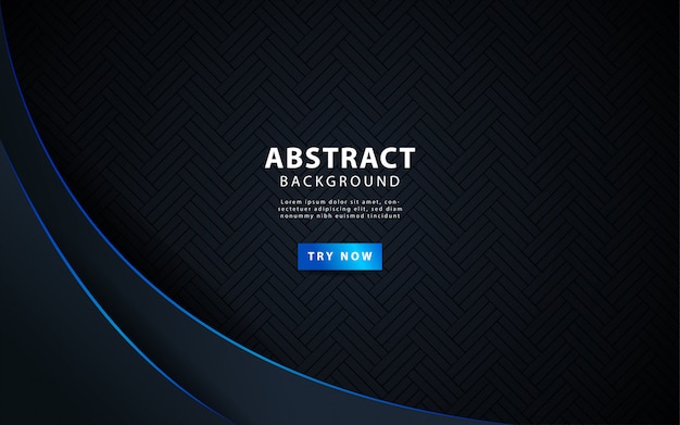 Fondo abstracto oscuro moderno con línea azul