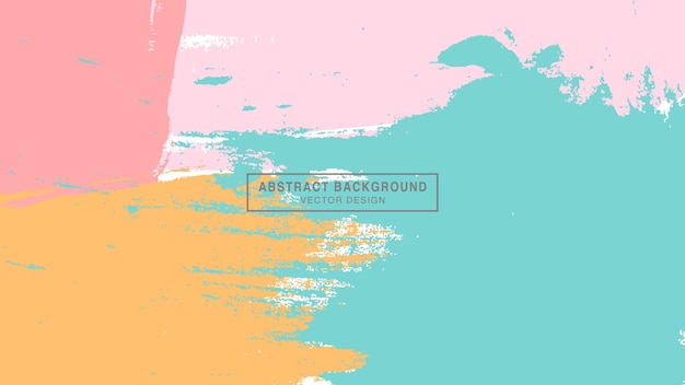 Fondo abstracto pastel con trazos de pincel