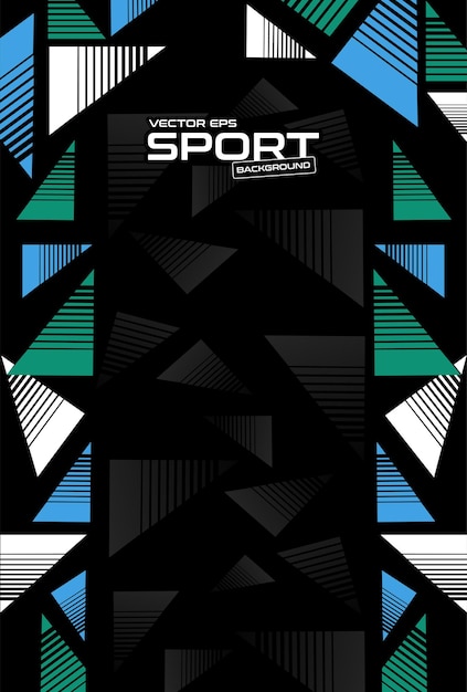 Fondo abstracto para el patrón de la camiseta deportiva