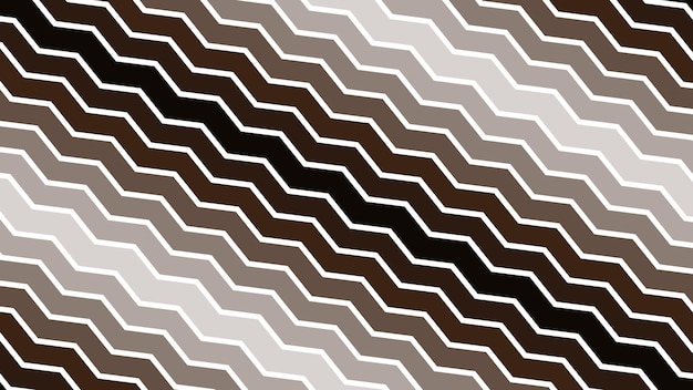 Fondo abstracto con patrón sin costuras de zig-zag marrón