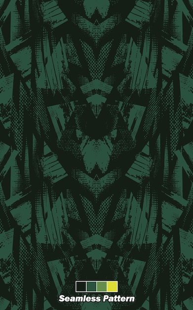 Fondo abstracto con un patrón fresco en el diseño de camiseta de fútbol de leggings para la sublimación