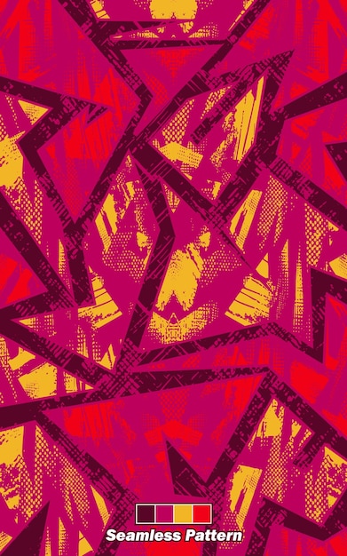 Fondo abstracto con un patrón fresco en el diseño de camiseta de fútbol de leggings para la sublimación