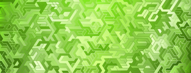 Fondo abstracto con patrón de laberinto en varios tonos de verde