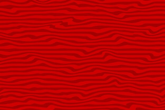 Fondo abstracto de patrón de líneas de onda roja. Bandera moderna. Fondo de pantalla. Cuadro. Ilustración vectorial