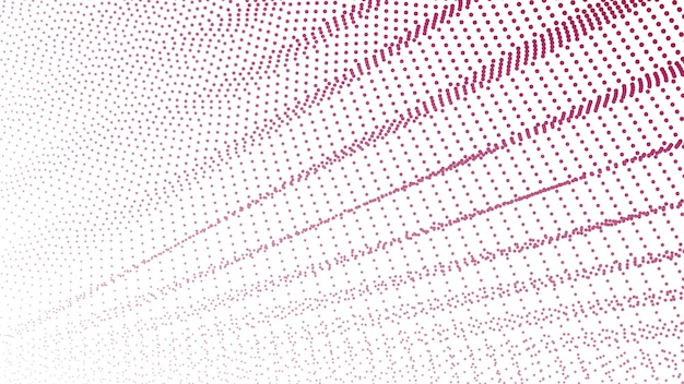 Fondo abstracto con patrón de medio tono rojo para el estilo de tela