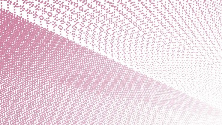 Vector fondo abstracto con patrón de medio tono rojo para el estilo de tela