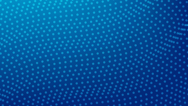 Vector fondo abstracto con patrón ondulado de punto azul