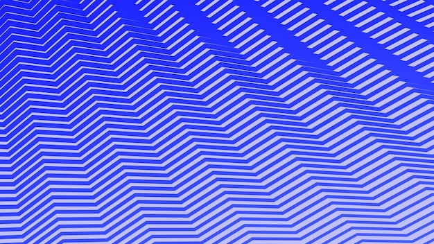 Fondo abstracto con patrón de zig-zag azul