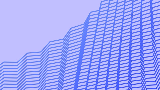 Fondo abstracto con patrón de zig-zag azul
