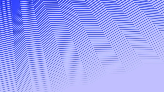 Fondo abstracto con patrón de zig-zag azul