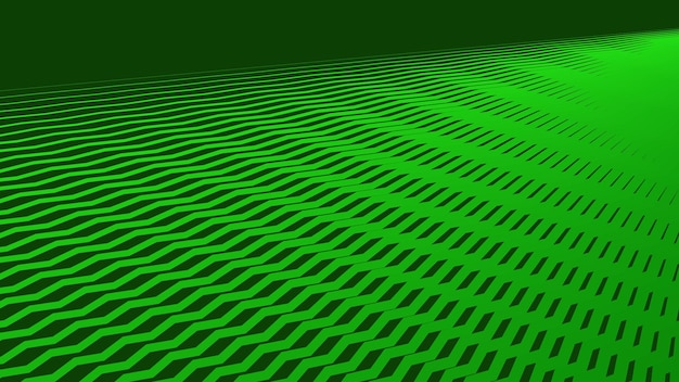 Fondo abstracto de patrón zig-zag verde para telón de fondo o estilo de tela