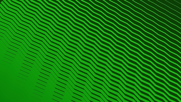 Fondo abstracto de patrón zig-zag verde para telón de fondo o estilo de tela